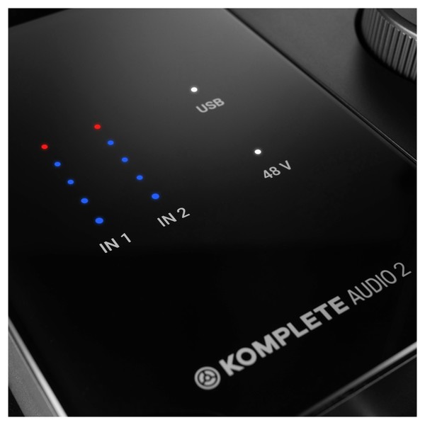 Native Instruments Komplete Audio 2 USB Audio Interface, VU Meter