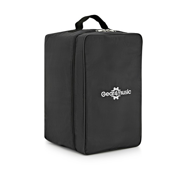 Compact Cajon and Gigbag by Gear4music, Ebony