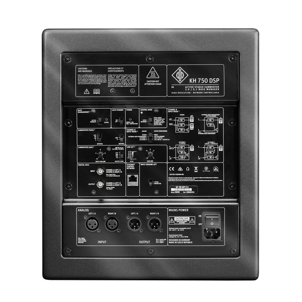 Neumann KH 750 DSP Active Studio Subwoofer - Back