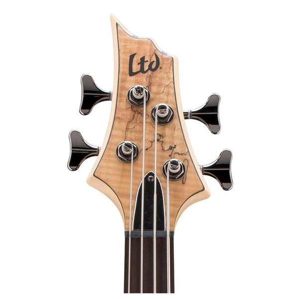 ESP LTD B-204SM Bass Left Handed, Natural Satin - headstock