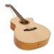 Hartwood Prime Single Cutaway Acoustic Guitar Natural