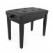 Deluxe Piano Stool by Gear4music, Gloss Black