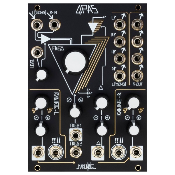 Make Noise QPAS Front Panel 