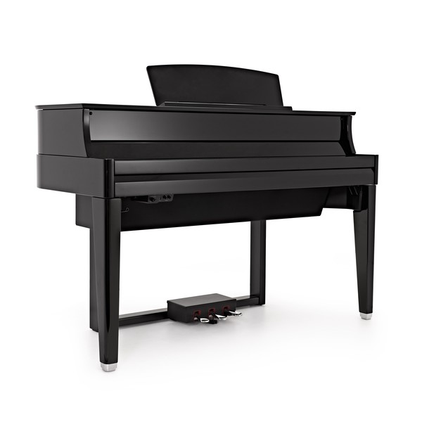 Yamaha N1X AvantGrand Hybrid Digital Piano, Polished Ebony, lid closed