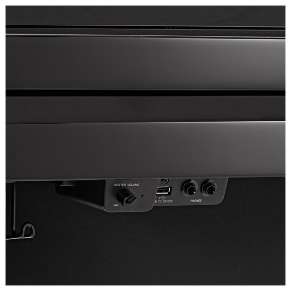 Yamaha N1X AvantGrand Hybrid Digital Piano, Polished Ebony, ports