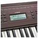 Yamaha PSR E360 Portable Keyboard, Dark Walnut, display