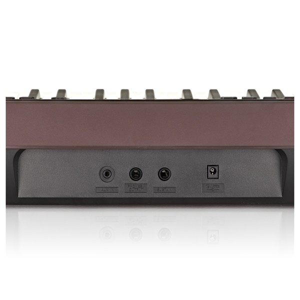 Yamaha PSR E360 Portable Keyboard, Dark Walnut, ports
