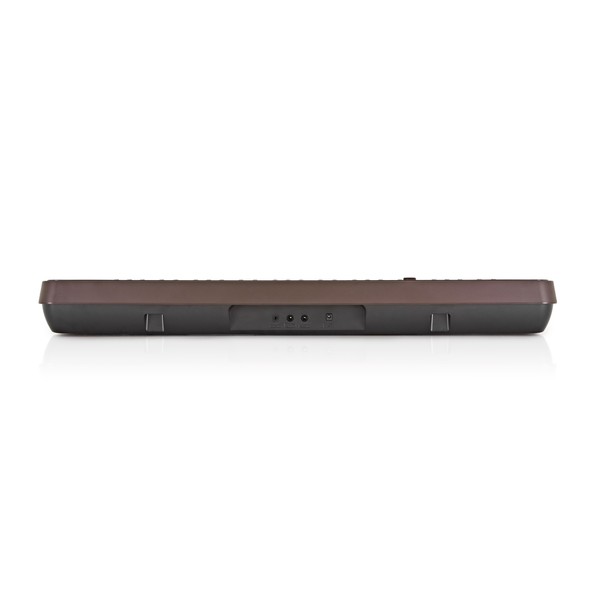 Yamaha PSR E360 Portable Keyboard, Dark Walnut, rear