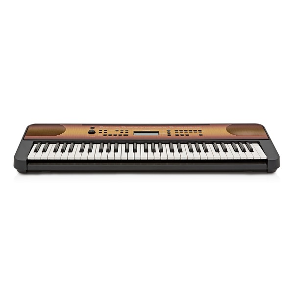 Yamaha PSR E360 Portable Keyboard, Maple, front