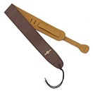 Sangle de guitare Deluxe par Gear4music, brun clair