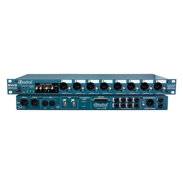 Radial SW8-USB Auto-Switcher and USB Interface at Gear4music