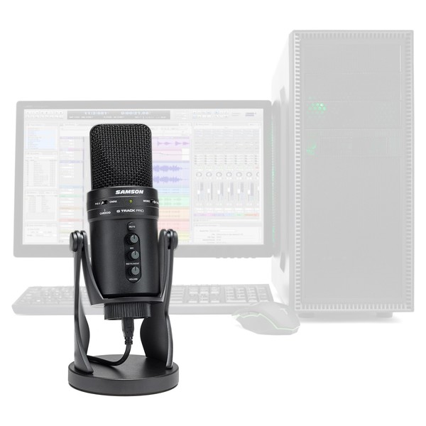 Samson G-Track Pro USB Condenser Microphone - Lifestyle (Computer Not Included)