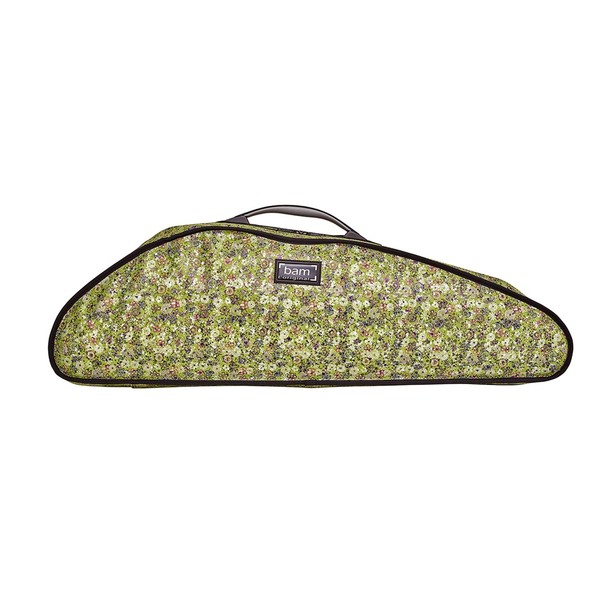 BAM HO2000XLF Hoody for Hightech Slim Violin Case, Green Flowers