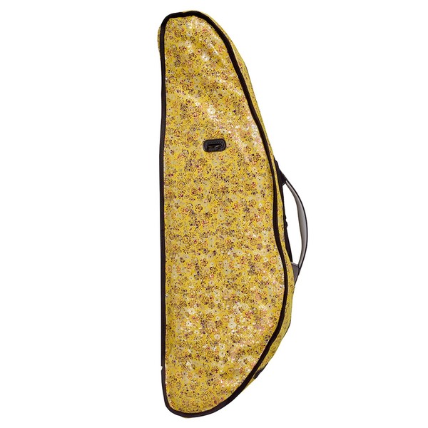 BAM HO2000XLF Hoody for Hightech Slim Violin Case, Yellow Flowers, Rear