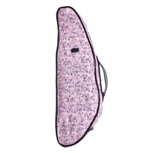 BAM HO2000XLF Hoody for Hightech Slim Violin Case, Pink Flowers, Rear