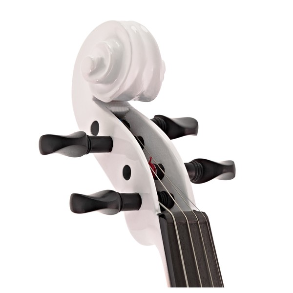 Gewa EViolin Electric Violin Outfit, White head