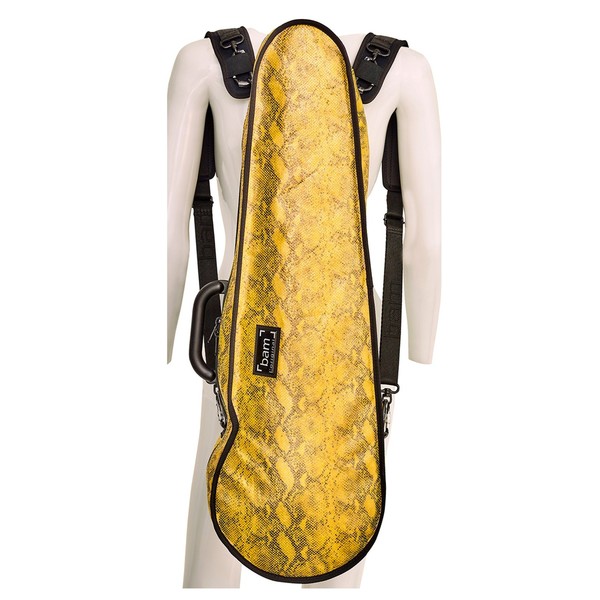 BAM HO2002XLS Hoody for Contoured Violin Case, Yellow Snake