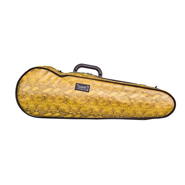 BAM HO2002XLS Hoody for Contoured Violin Case, Yellow Snake