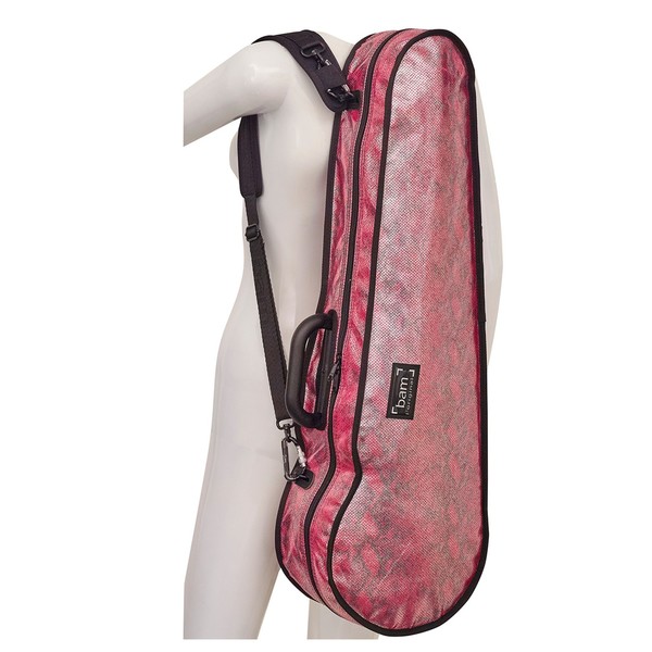 BAM HO2002XLS Hoody for Contoured Violin Case, Pink Snake
