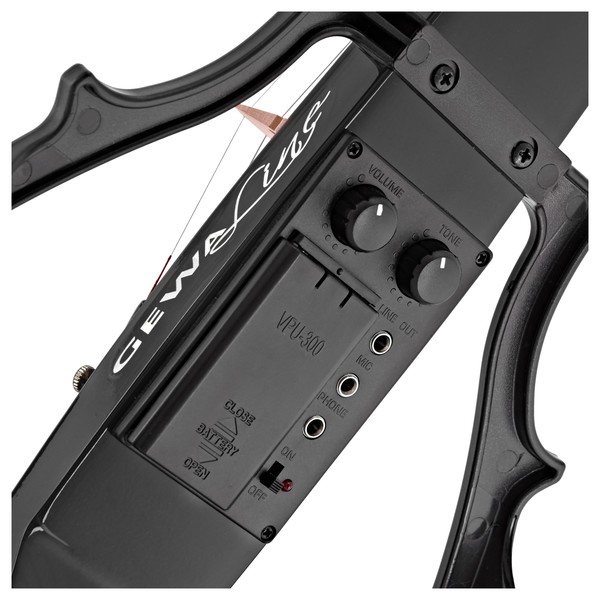 Gewa EViolin Electric Violin Outfit, Black