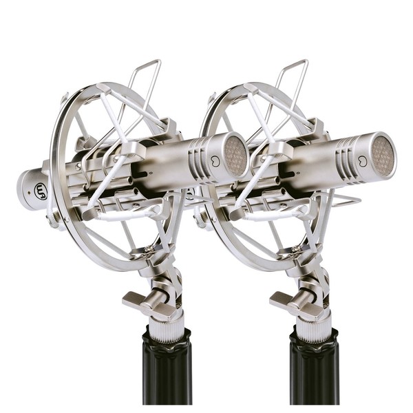 Warm Audio WA-84 Stereo Pair, Nickel, In Shock Mounts