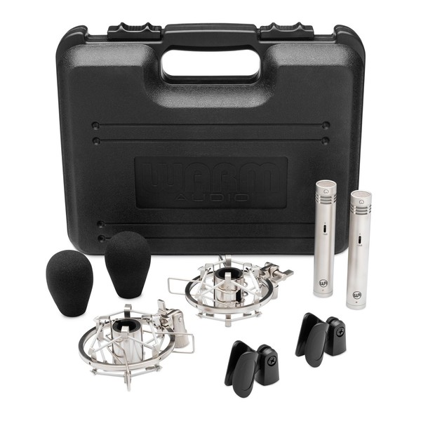 Warm Audio WA-84 Stereo Pair, Nickel, Full Package