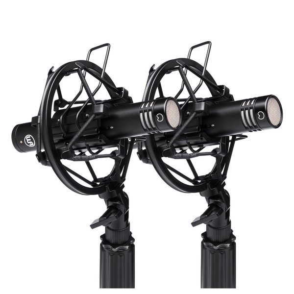 Warm Audio WA-84 Stereo Pair, Black, In Shock Mounts