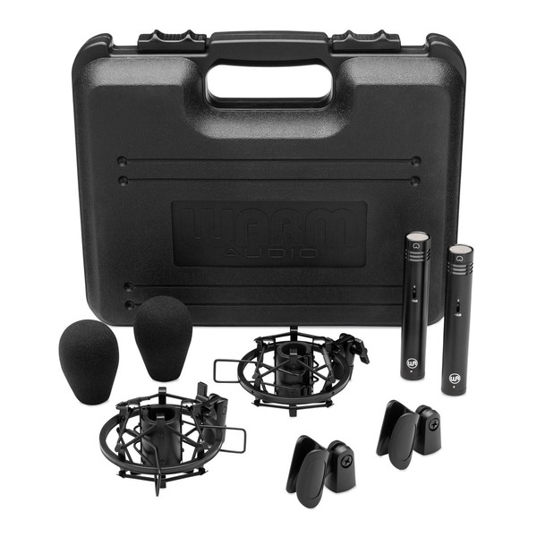 Warm Audio WA-84 Stereo Pair, Black at Gear4music Warm Audio WA-84 Stereo Pair, Black at Gear4music