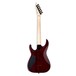 ESP LTD MH-200QM NT Left Handed, See Thru Black Cherry Back