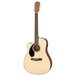 Fender CD-60SCE Dreadnought Electro Acoustic LH, Natural - tilt