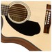 Fender CD-60SCE Dreadnought Electro Acoustic LH, Natural - close