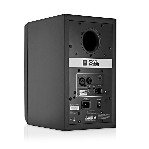 JBL 305P MKII Studio Monitors with Isolation Pads, Black at Gear4music