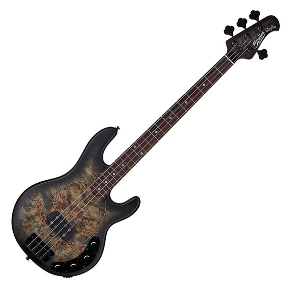 Sterling by Music Man StingRay Bass RW, Trans Black Satin