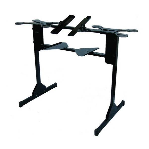 Sefour X25 CDJ Stand for CDJ 850, 900, 1000, Black - Angle
