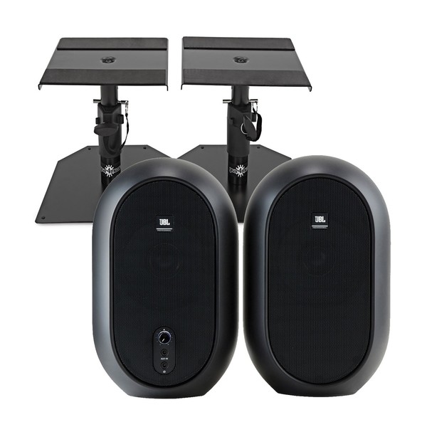 JBL 104 Reference Monitors, Pair with stands