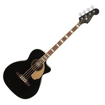 Fender Kingman Akoestische Bas V2, Jetty Black