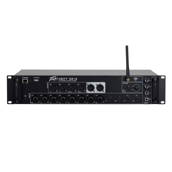 Peavey Unity DR16 16-Channel Digital Rack Mixer, Front