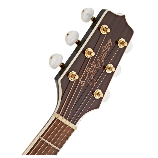 Takamine GJ72CE Electro Acoustic, Sunburst head