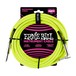 Ernie Ball 10ft Straight-Angle Braided Instrument Cable, Yellow - Front