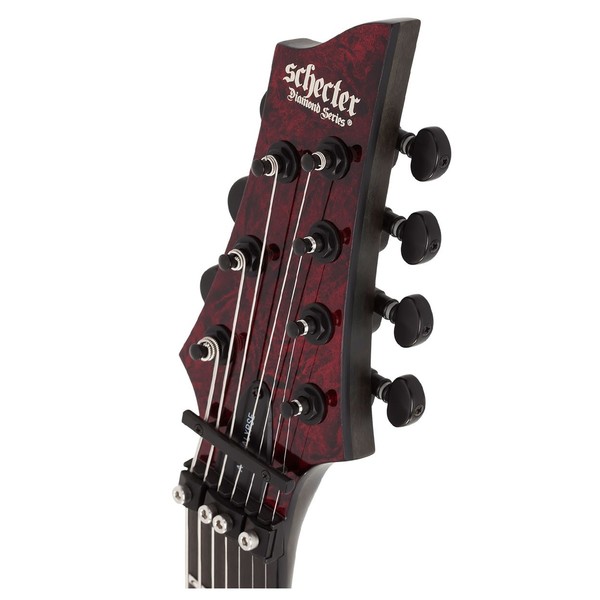 Schecter C-7 FR-S Apocalypse, Red Reign - Headstock