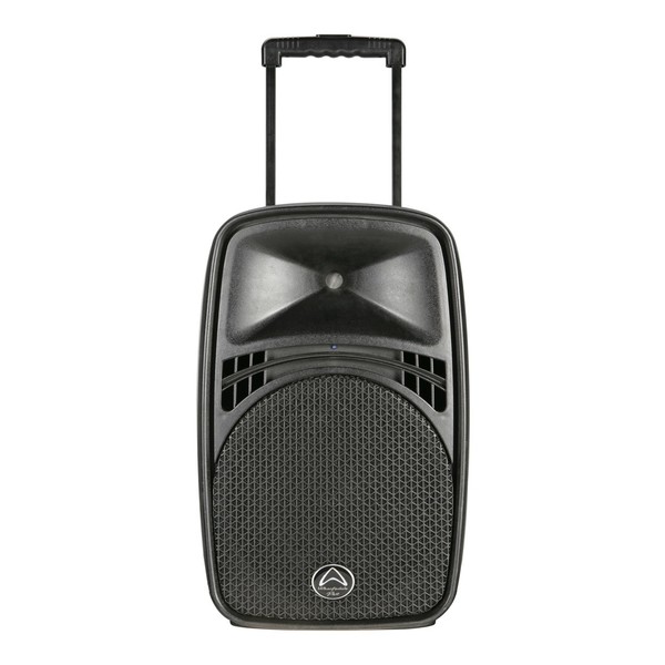 Wharfedale Pro EZ-12A Portable PA System, Front with Handle Up
