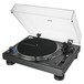 Audio Tehnica AT-LP140XP Direct Drive DJ Turntable, Black - Angled
