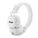 Marshall Major III Bluetooth On-Ear Headphones, White angle side