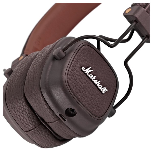 DISC Marshall Major III Bluetooth On-Ear Headphones, Brown