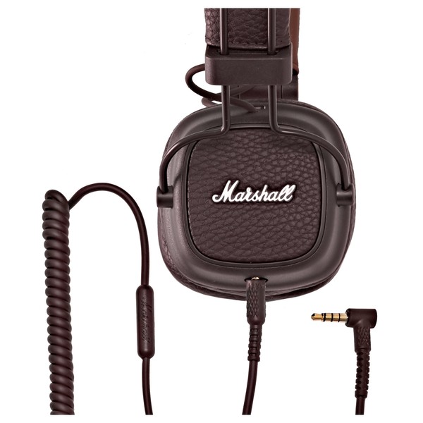 DISC Marshall Major III Bluetooth On-Ear Headphones, Brown