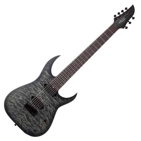 Schecter Keith Merrow KM-7 MK-III Standard, Trans Black Burst - Front