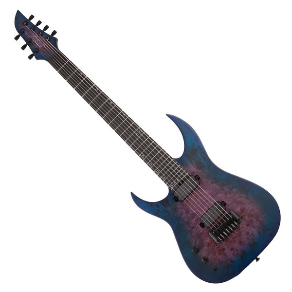 Schecter Keith Merrow KM-7 MK-III Artist LH, Blue Crimson - Front