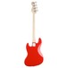 Squier Affinity Jazz Bass LRL, Race Red - back