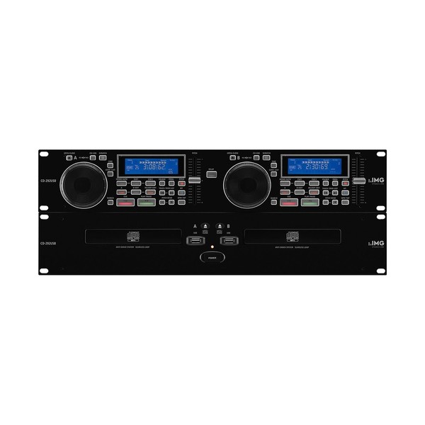 IMG Stageline CD-292USB Professional Dual CD and MP3 Player