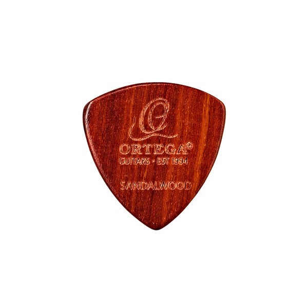 Ortega OGPWXLF-SW2 Wooden Picks Flat 2.0mm, Sandalwood Front